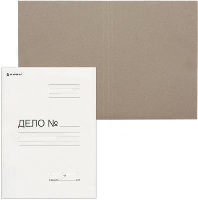 Папка "Дело" картонная (без скоросшивателя) BRAUBERG, гарантированная плотность 300 г/м2, до 200 листов, 124571