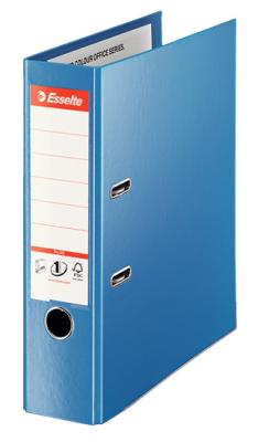 Папка-регистратор ESSELTE, 80 мм, А4+, VIVIDA Plus, с двухсторонним покрытием из полипропилена, синяя, 81185