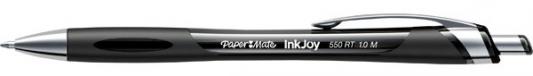 Ручка шариковая автоматическая PAPER MATE "Inkjoy 550 RT", узел 1,2 мм, линия 1 мм, черная, S0977210