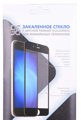 Закаленное стекло с цветной рамкой (fullscreen) для Samsung Galaxy J2 Core DF sColor-59 (black)