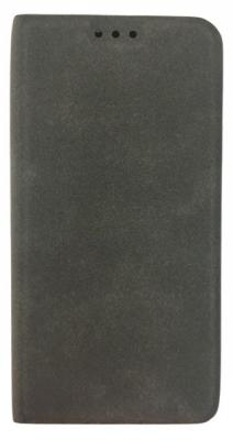 Чехол-книжка для Samsung Galaxy A6 BoraSCO Book Case Grey флип, экозамша, силикон