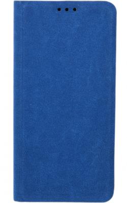 Чехол-книжка для Samsung Galaxy A8 BoraSCO Book Case Blue флип, экозамша, силикон