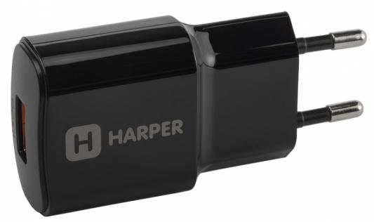 Сетевое зарядное устройство Harper WCH-8833 3 А черный H00002168