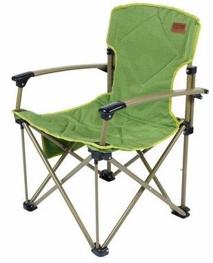 Элитное складное кресло Camping World Dreamer Chair green (чехол, боковой карман, мягкое сиденье и спинка, вес 4.8кг, цвет-зеленый)