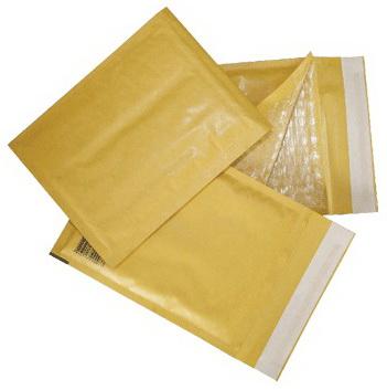 Конверт-пакет с прослойкой из пузырчатой пленки, комплект 10 шт., 150х210 мм, отрывная полоса, крафт-бумага, коричневый, С/0-G.10