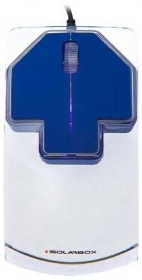 Мышь проводная Solar Box X07 синий USB