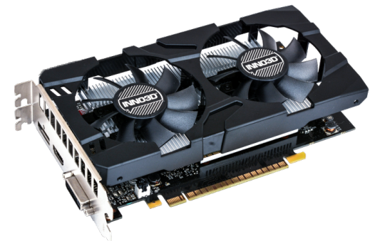 Видеокарта Inno3D GeForce GTX 1050 Twin X2 PCI-E 2048Mb GDDR5 128 Bit Retail (N1050-3DDV-E5CM)