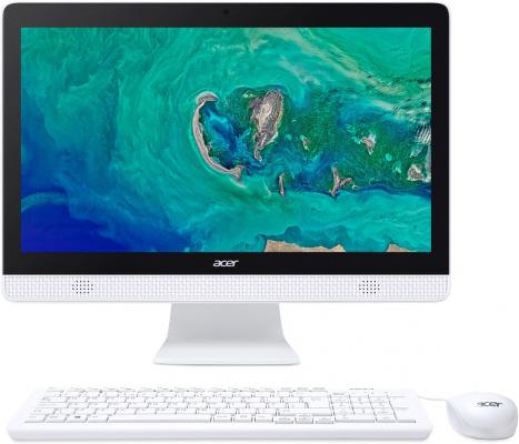 Моноблок Acer Aspire C20-820 19.5" HD+ P J3710 (1.6)/4Gb/500Gb 5.4k/HDG405/DVDRW/CR/Free DOS/GbitEth/WiFi/BT/45W/клавиатура/мышь/Cam/белый 1600x900