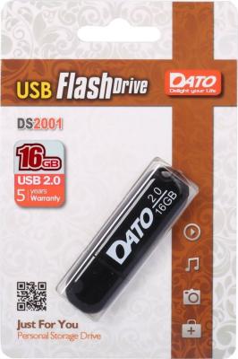 Флешка 16Gb Dato DS2001-16G USB 2.0 черный