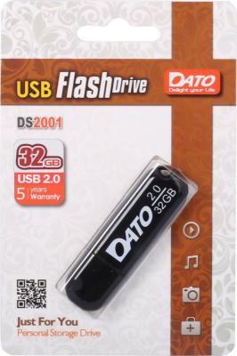Флешка 32Gb Dato DS2001-32G USB 2.0 черный