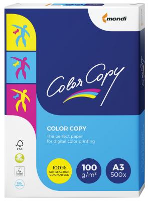 Бумага COLOR COPY, А3, 100 г/м2, 500 л., для полноцветной лазерной печати, А++, Австрия, 161% (CIE)