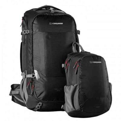 Рюкзак туристический дышащая спинка CARIBEE Magellan 75 л черный