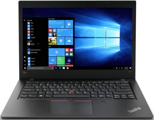 Ноутбук Lenovo ThinkPad L480 14" 1920x1080 Intel Core i7-8550U 512 Gb 16Gb Intel UHD Graphics 620 черный Windows 10 Professional 20LS002DRT