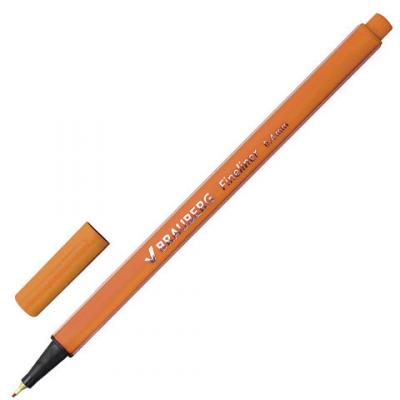 Капиллярная ручка капилярный BRAUBERG Aero оранжевый 0.4 мм