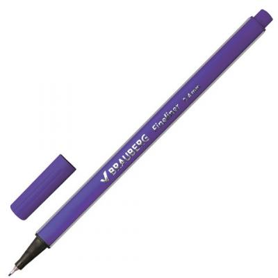 Капиллярная ручка капилярный BRAUBERG Aero фиолетовый 0.4 мм