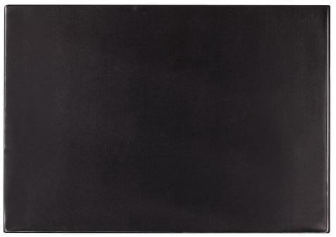 Коврик-подкладка настольный для письма BRAUBERG, 450х650 мм, с прозрачным карманом, черный, 236775