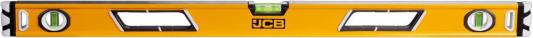 Уровень JCB коробчатый, магнитный, 2 фрезерованные базовые поверхности, 3 ампулы, крашенный, с ручками, 0,5мм/м, 90см