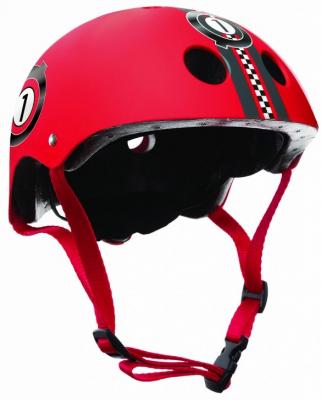 Шлем GLOBBER 500-002 PRINTED JUNIOR, XS/S, Красный