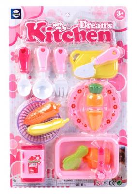 Набор посуды и продуктов Best toys Кухонная посуда пластик