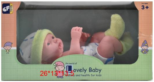 Пупс-новорожденный, soft touch покрытие пластика - приятное на ощупь, в/к 26*13*13,5 см