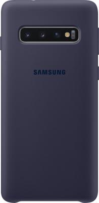 Чехол (клип-кейс) Samsung для Samsung Galaxy S10 Silicone Cover темно-синий (EF-PG973TNEGRU)