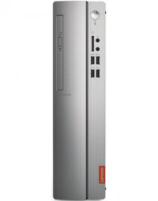 ПК Lenovo IdeaCentre 510S-07ICB SFF i3 8100 (3.6)/4Gb/1Tb 7.2k/Free DOS/GbitEth/серебристый
