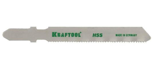 Полотна KRAFTOOL, T118B, для эл/лобзика, HSS, по металлу (1,5-5мм), EU-хвост., шаг 2мм, 55мм, 2шт
