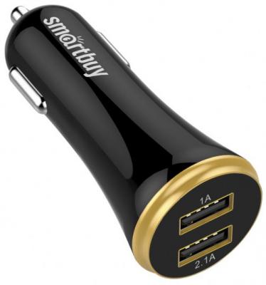 Автомобильное зарядное устройство Smart Buy Turbo 2 х USB 2.1/1А черный SBP-2020
