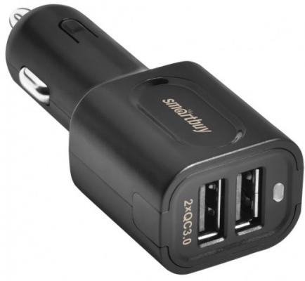 Автомобильное зарядное устройство Smart Buy Turbo 2 х USB 3 А черный SBP-2031