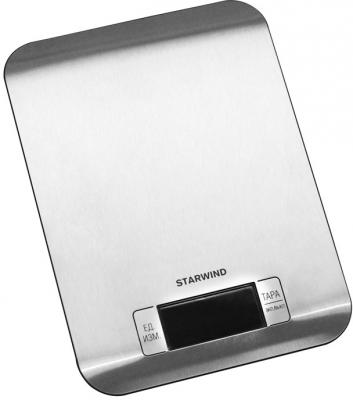 Весы кухонные StarWind SSK6673 серебристый