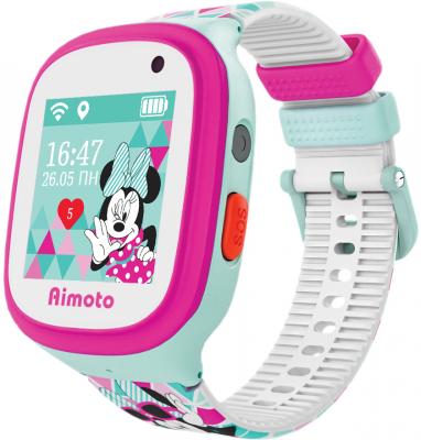 Смарт-часы Кнопка Жизни Disney Микки 1.44" TFT розовый (9301106)