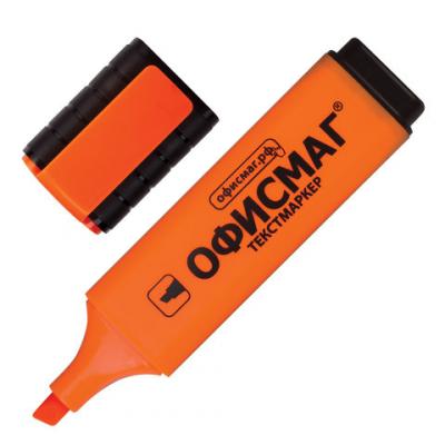 Текстмаркер ОФИСМАГ 1-5 мм оранжевый