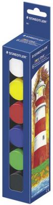 Гуашь STAEDTLER (Штедлер, Германия) "Noris Club", 6 цветов по 20 мл, без кисти, картонная упаковка, 885