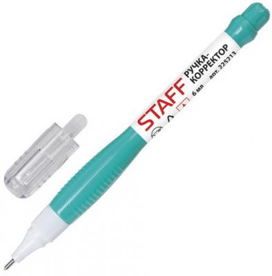 Ручка-корректор STAFF, 6 мл, металлический наконечник, 225213