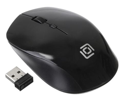 Мышь беспроводная Oklick 565MW glossy чёрный USB