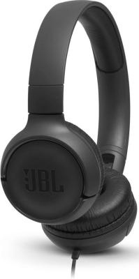 Гарнитура JBL T500 черный JBLT500BLK