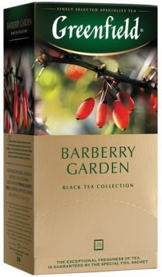 Чай GREENFIELD (Гринфилд) "Barberry Garden", черный, со вкусом барбариса, 25 пакетиков в конвертах по 2 г, 0710