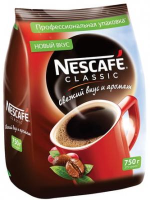 Кофе растворимый NESCAFE "Classic", гранулированный, 750 г, мягкая упаковка, 11623339