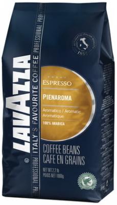 Кофе в зернах LAVAZZA (Лавацца) "Pienaroma", натуральный, 1000 г, вакуумная упаковка, 2304