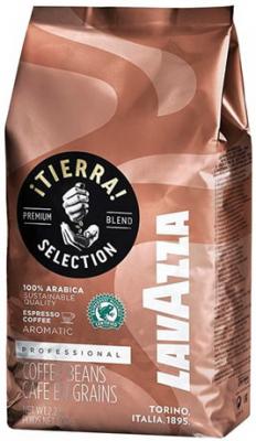 Кофе в зернах LAVAZZA (Лавацца) "Tierra Selection", натуральный, 1000 г, вакуумная упаковка, 4332