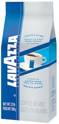Кофе в зернах LAVAZZA (Лавацца) "Gran Filtro", натуральный, 1000 г, вакуумная упаковка, 2410
