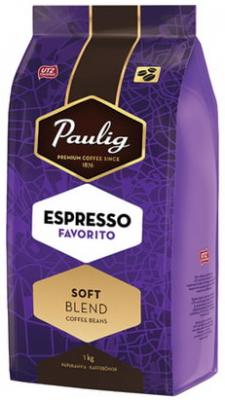 Кофе в зернах PAULIG (Паулиг) "Espresso Favorito", натуральный, 1 кг, вакуумная упаковка, 16297