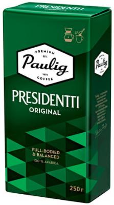 Кофе молотый PAULIG (Паулиг) "President", натуральный, 250 г, вакуумная упаковка, 16567