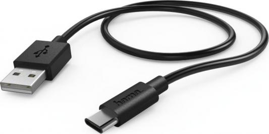 Кабель USB USB Type C HAMA 00178329 круглый черный