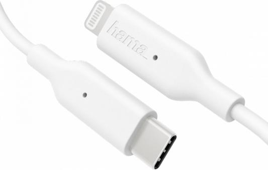 Кабель Hama Mfi 00183295 Lightning (m) USB Type-C (m) 1м белый