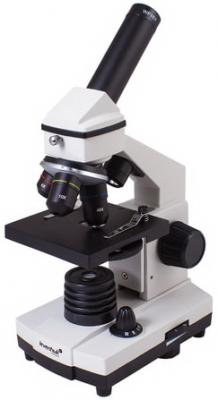Микроскоп учебный LEVENHUK Rainbow 2L PLUS, 64-640 кратный, монокулярный, 3 объектива, 69041