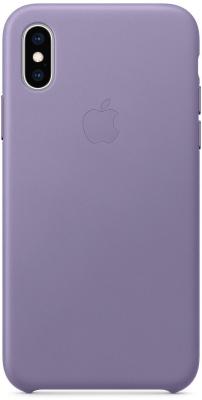 Накладка Apple Leather Case для iPhone XS лиловый MVFR2ZM/A