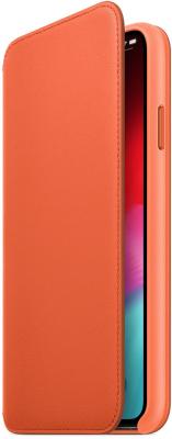 Чехол-книжка Apple Leather Folio для iPhone XS Max тёплый закат MVFU2ZM/A