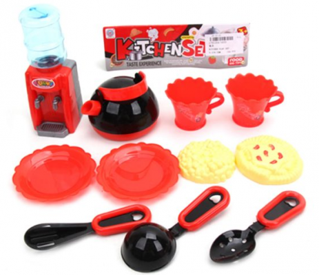 Набор Наша Игрушка Посуда с продуктами пластик