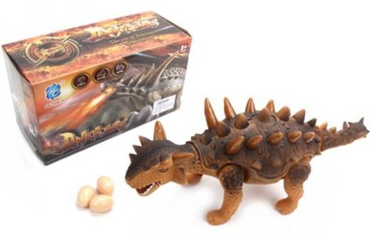 Интерактивная игрушка Наша Игрушка Динозавр от 3 лет коричневый